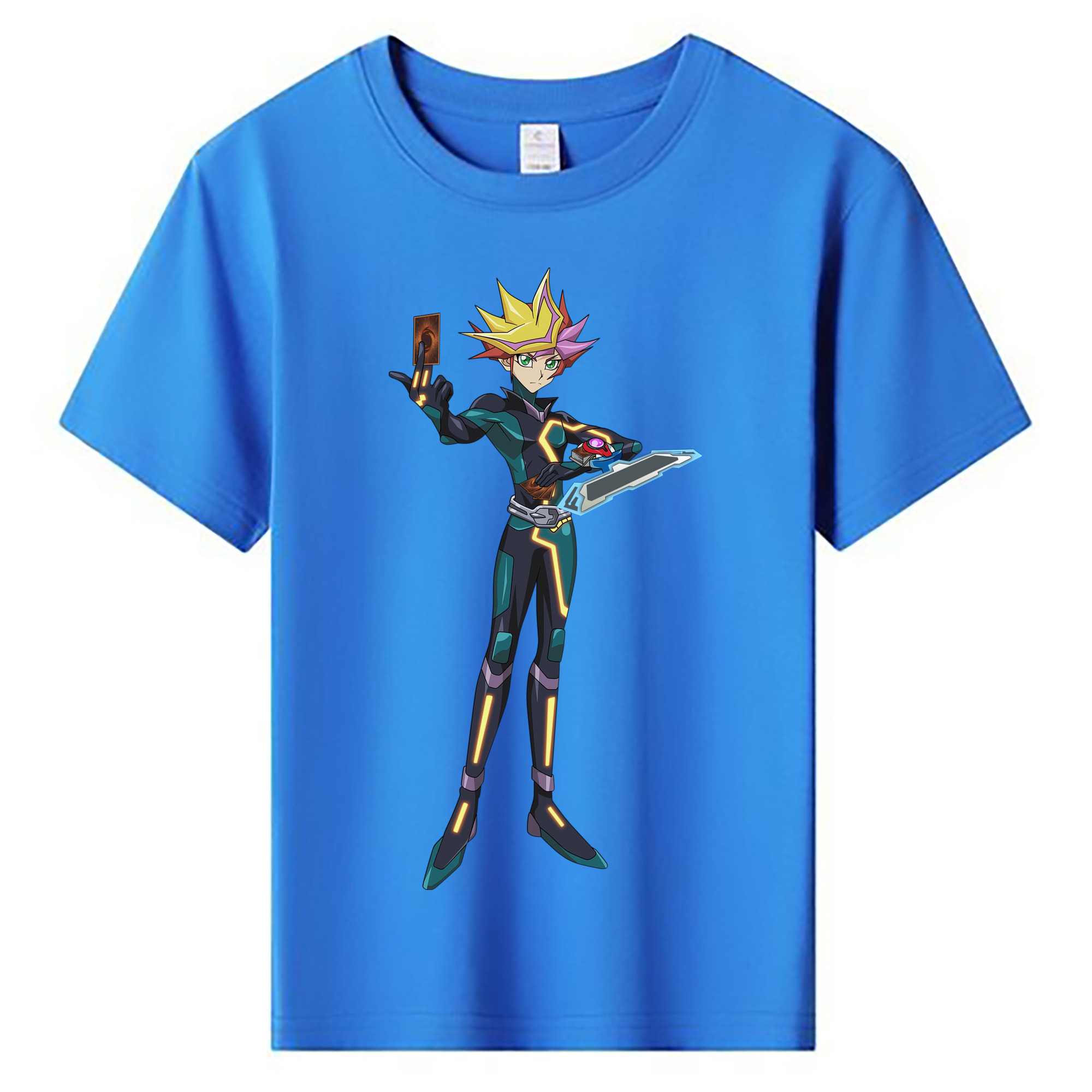 （画像用） 遊☆戯☆王 Yu-Gi-Oh! 綿100％キッズTシャツ（フロントプリント）